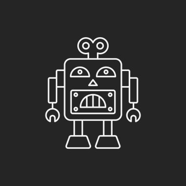 Robot çizgisi simgesi