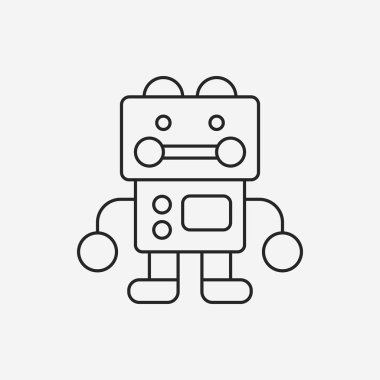 Robot çizgisi simgesi