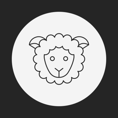 koyun satırı simgesi