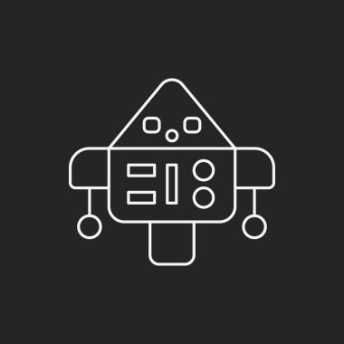 Robot çizgisi simgesi