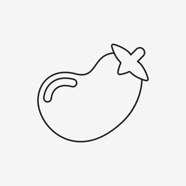 Grönsaker ikon — Stock vektor