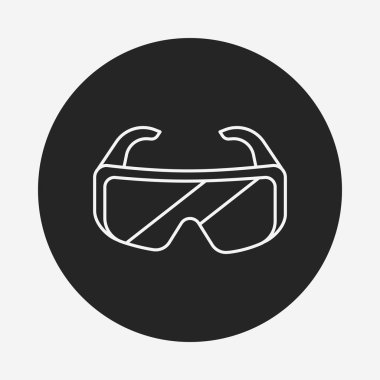 Gözlüğü satırı simgesi