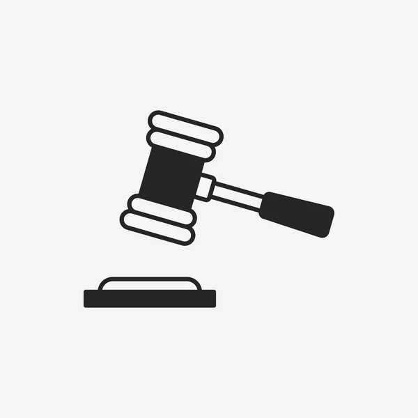 Icono de Gavel — Archivo Imágenes Vectoriales