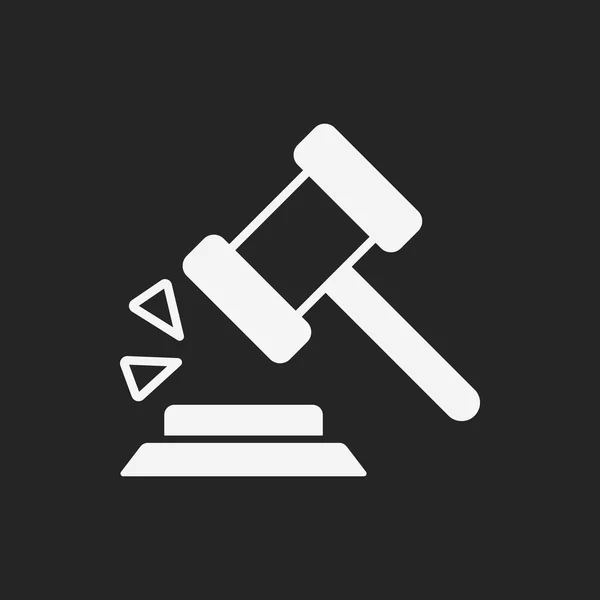 Icono de Gavel — Archivo Imágenes Vectoriales