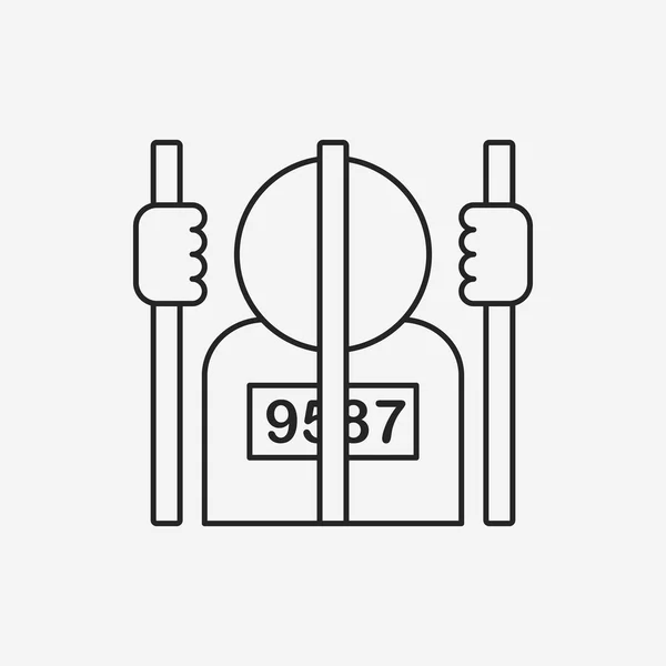 囚人線アイコンストックベクター ロイヤリティフリー囚人線アイコンイラスト Depositphotos