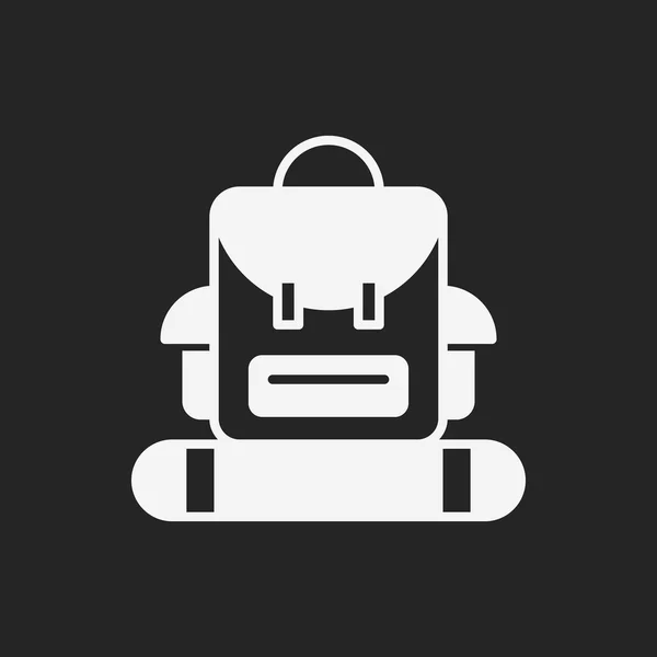 Icono de la mochila — Vector de stock