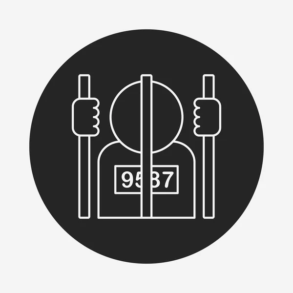 囚人線アイコンストックベクター ロイヤリティフリー囚人線アイコンイラスト Depositphotos