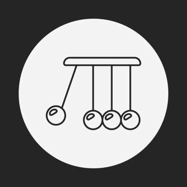 Newton beşik satırı simgesi