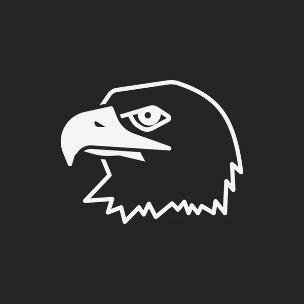 Animal águila icono — Vector de stock