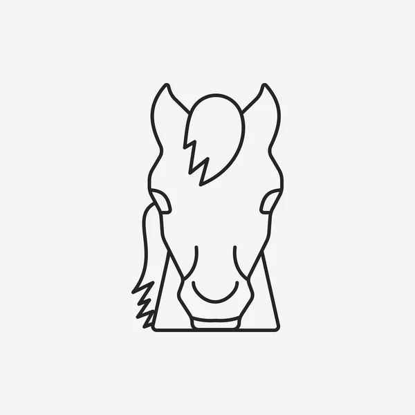 Icono de línea animal — Vector de stock