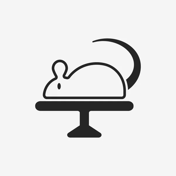 Expériences icône rat — Image vectorielle