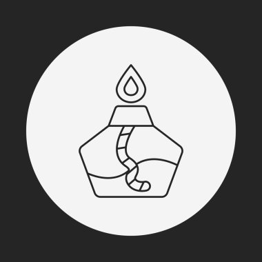 Alkol lamba satırı simgesi