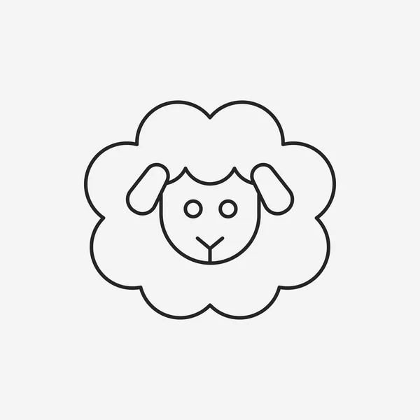 Icono de línea animal — Vector de stock