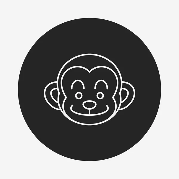 Icono de línea animal — Vector de stock