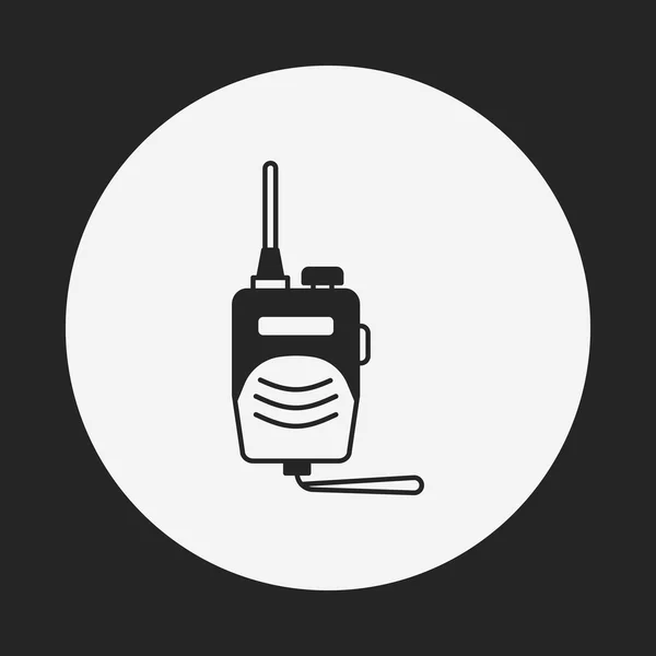 Icône walkie — Image vectorielle