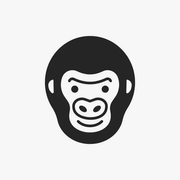 Ícone de macaco animal — Vetor de Stock