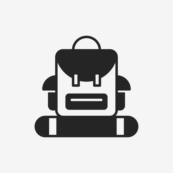 Рюкзак значок — стоковий вектор