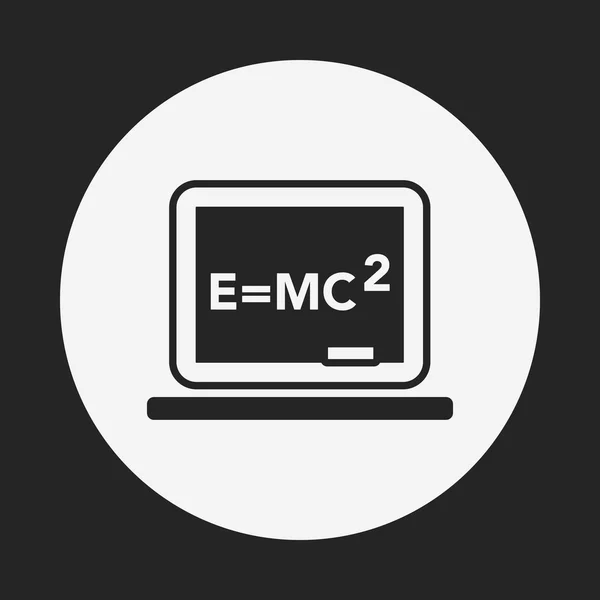 Icône de classe de physique — Image vectorielle