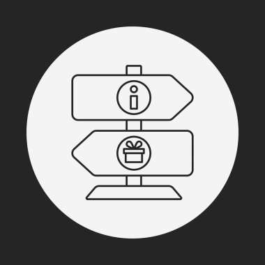 Hayvanat Bahçesi işareti satırı simgesi