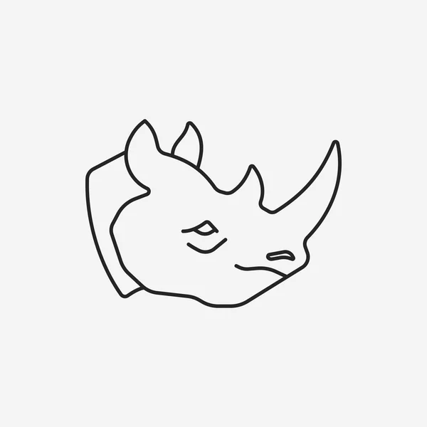 Icono de línea animal — Vector de stock