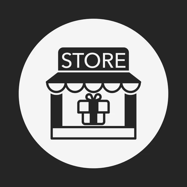 Icona dello shopping store — Vettoriale Stock