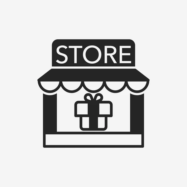 Ícone loja de compras — Vetor de Stock