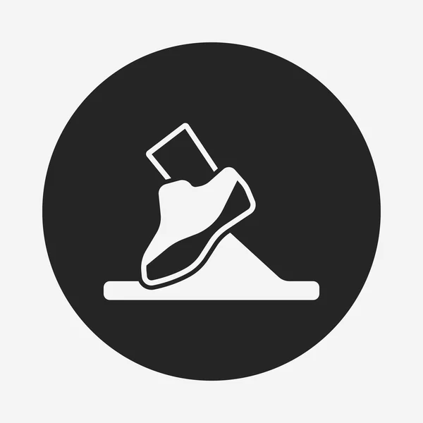 Sneaker pictogram — Stockvector