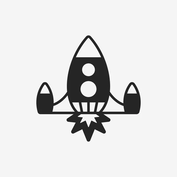 Spaceship icon — Stock Vector