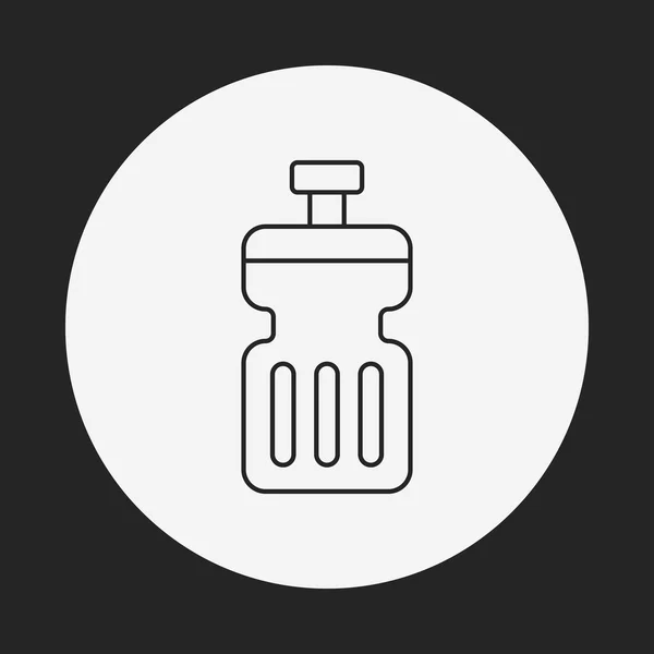 Icône de ligne de boisson énergétique — Image vectorielle