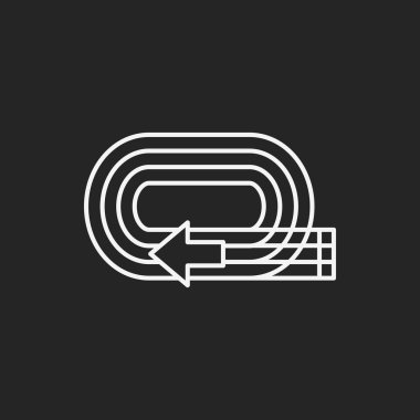 Bahçesi parça satırı simgesi