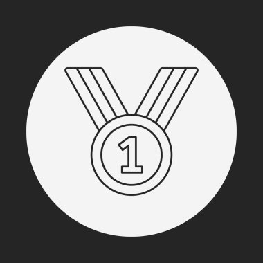 madalya satırı simgesi