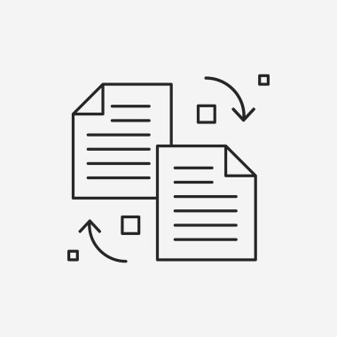 transfer satırı simgesi