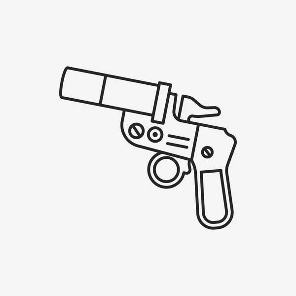 Gun sor ikon — Stock Vector