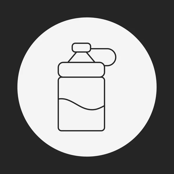 Icône de ligne de boisson énergétique — Image vectorielle