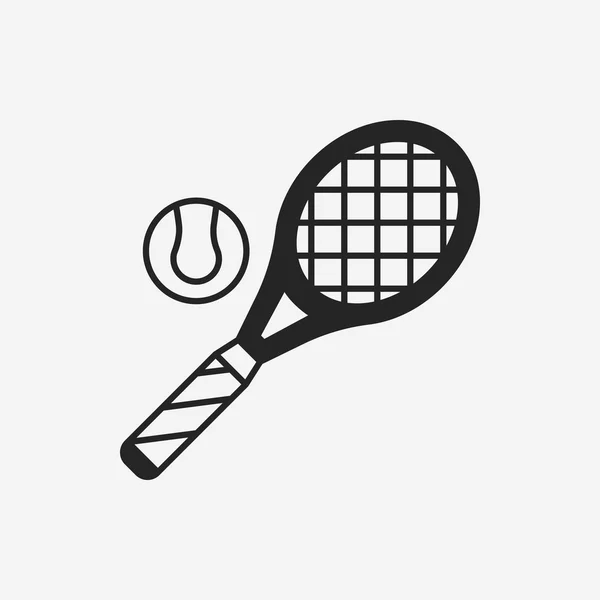 Icono del tenis — Vector de stock