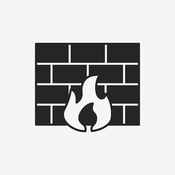 Firewall icon — Stock Vector
