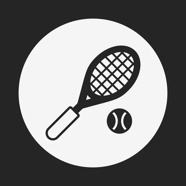 Icono del tenis — Vector de stock