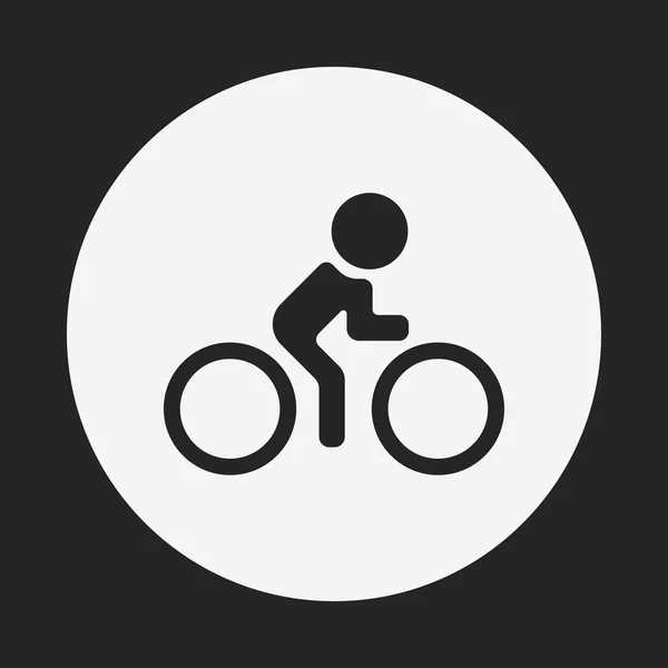 Bicicleta ciclismo icono — Vector de stock