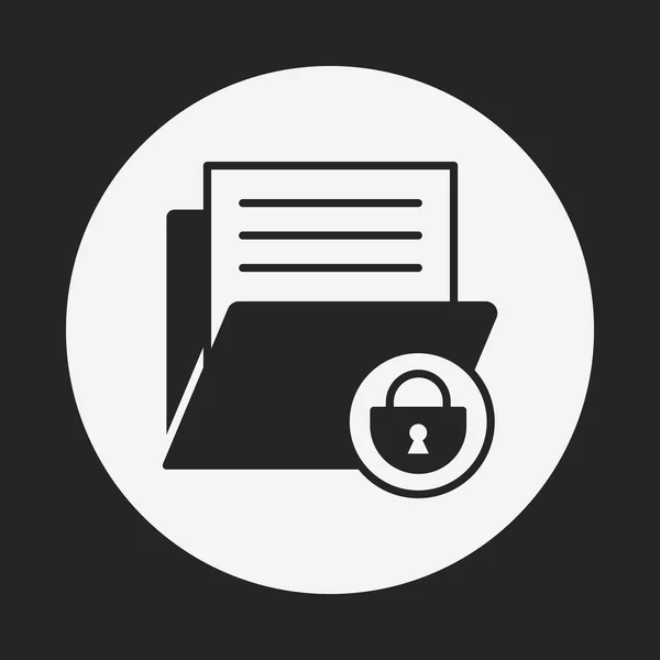 Icono de seguridad — Vector de stock