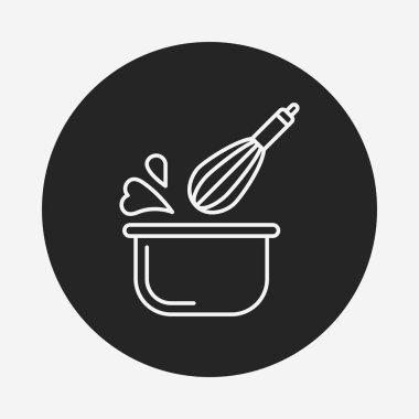 mutfak eşyaları çırpıcı satırı simgesi