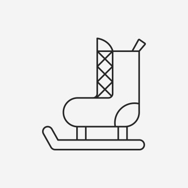 Buz pateni satırı simgesi