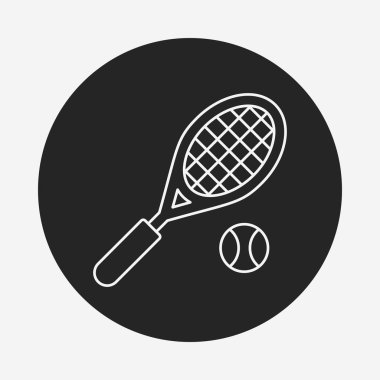 Tenis çizgisi simgesi