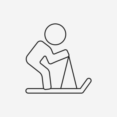 Kayak satırı simgesi