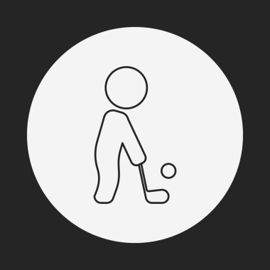 Golf satırı simgesi