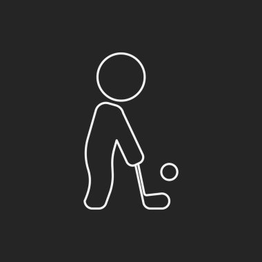 Golf satırı simgesi