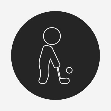 Golf satırı simgesi