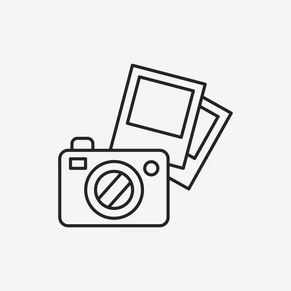 Camera line icon — Stock Vector