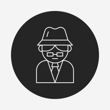 Dedektif satırı simgesi