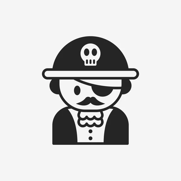 Icône pirate — Image vectorielle