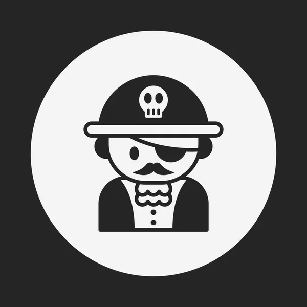 Icône pirate — Image vectorielle